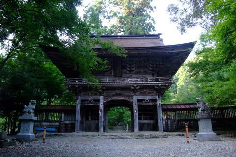 大矢田神社　楼門の写真