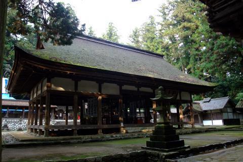 洲原神社　拝殿の写真